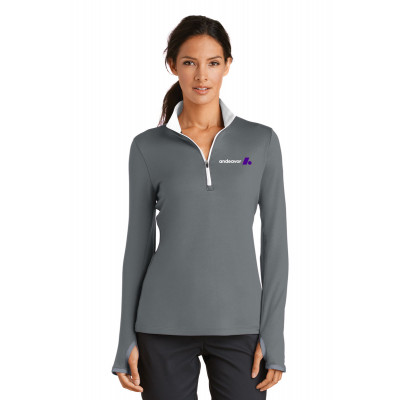Ladies Dri-FIT Stretch 1/2-Zip Cover-Up