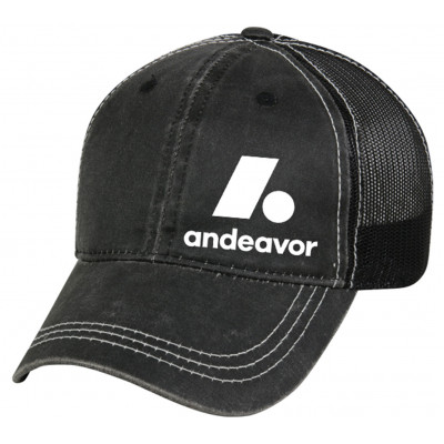 Weathered Cotton Meshback