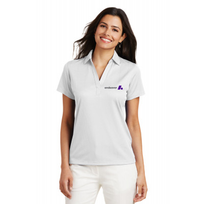 Ladies Performance Fine Jacquard Polo