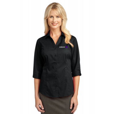 Port Authority Ladies 3/4-Sleeve Blouse Port Authority Ladies 3/4-Sleeve Blouse