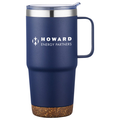 24oz. Vacuum Insulated Travel Mug with Cork Base