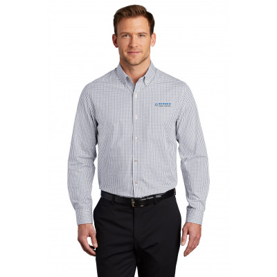Broadcloth Gingham Easy Care Shirt
